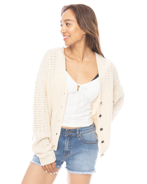 BILLABONG レディース 【WAVE HAZE】 LOREN CARDIGAN セーター 【2025年春夏モデル】 WCP / M