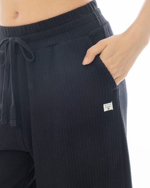 BILLABONG レディース 【CHILLWEAR】 JACQUARD RIB LONG PANTS ロングパンツ 【2025年春夏モデル】 BLK / L