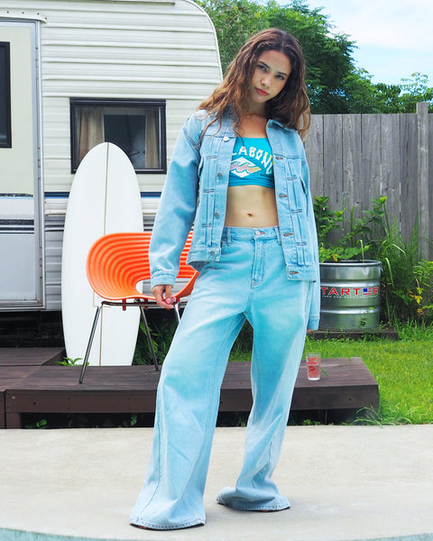 OUTLET】BILLABONG レディース 【BEACH LOVER JEANS】 WIDE BUGGY