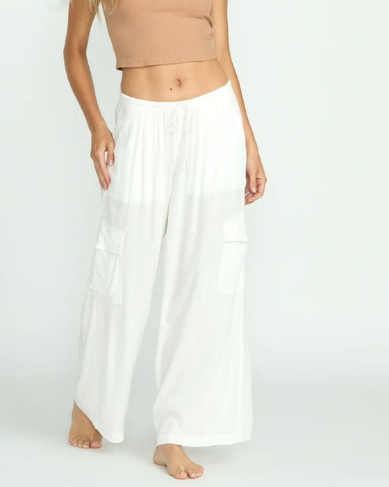 【OUTLET】BILLABONG レディース 【SUN SPELL】 BEACH BABE CARGO ELST PNT ロングパンツ 【2025年春夏モデル】