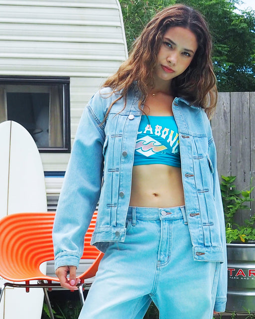 OUTLET】BILLABONG レディース 【BEACH LOVER JEANS】 DENIM JACKET