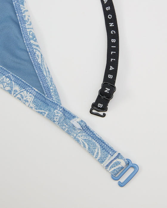 BILLABONG レディース HIGH NECK BINDING BIKINI 水着 【2025年春夏モデル】 DEN / L