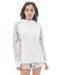 BILLABONG レディース SHADOW TROPIC ZIP UP HOODED RASHGUARD ジップラッシュガード 【2025年春夏モデル】 WHT / L