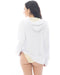BILLABONG レディース ZIP UP HOODED PRINT LOOSE RASHGUARD ジップラッシュガード 【2025年春夏モデル】 WHT / L