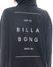 BILLABONG レディース ZIP UP HOODED LOGO LOOSE RASHGUARD ジップラッシュガード 【2025年春夏モデル】 BLK / L