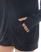 BILLABONG レディース ZIP UP HOODED LOGO LOOSE RASHGUARD ジップラッシュガード 【2025年春夏モデル】 BLK / L