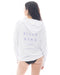 BILLABONG レディース ZIP UP HOODED LOGO LOOSE RASHGUARD ジップラッシュガード 【2025年春夏モデル】 WHT / L