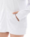BILLABONG レディース ZIP UP HOODED LOGO LOOSE RASHGUARD ジップラッシュガード 【2025年春夏モデル】 WHT / L