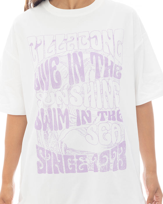 BILLABONG レディース MORFY SS TEE RASH ラッシュガード 【2025年春夏モデル】 WHT / L