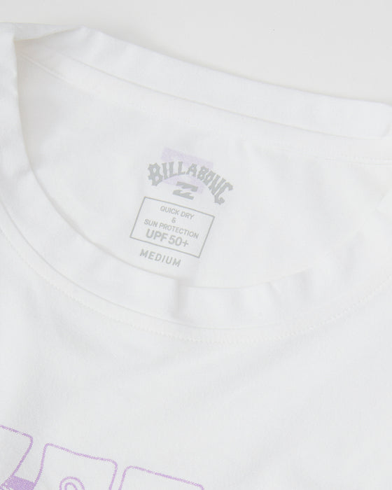 BILLABONG レディース MORFY SS TEE RASH ラッシュガード 【2025年春夏モデル】 WHT / L