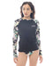 BILLABONG レディース SHADOW TROPIC RAGLAN LS RASH 長袖ラッシュガード 【2025年春夏モデル】 MUL / L
