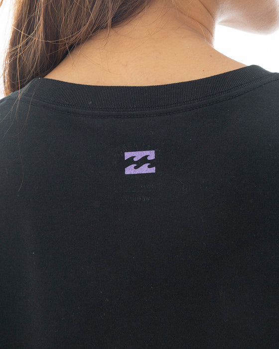 BILLABONG レディース COTTON LIKE RASH GRAPHIC TEE サーフTシャツ 【2025年春夏モデル】 BLK / L