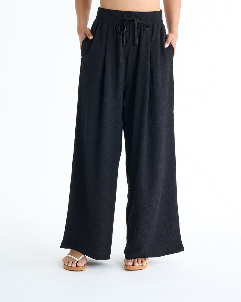 OUTLET】BILLABONG レディース UTILITY STRIPED CREPE LONG PANTS