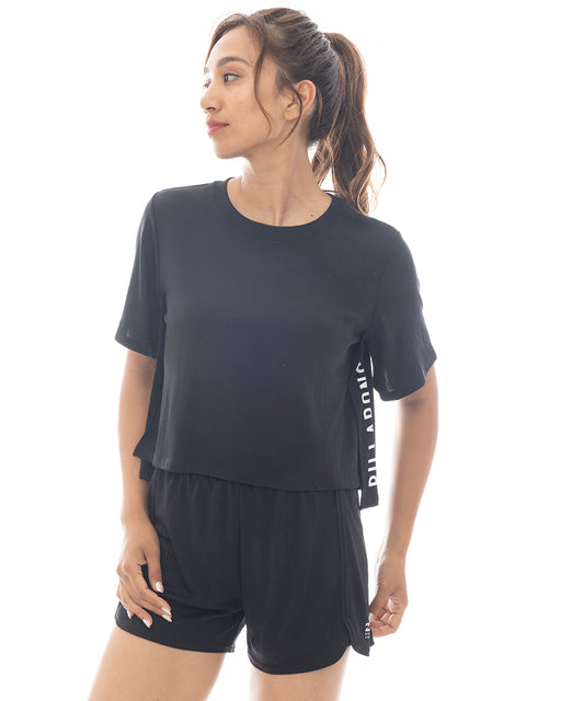BILLABONG レディース 【ACTIVE】 ACTIVE CROPPED MESH TEE アクティブウェア 【2025年春夏モデル】 BPB / L