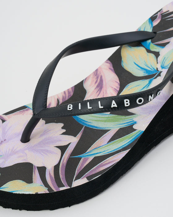 BILLABONG レディース FLIP FLOPS PLATFORM PRINT ビーチサンダル 【2025年春夏モデル】 MUL / 26CM