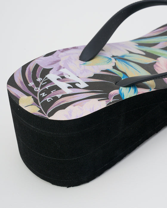 BILLABONG レディース FLIP FLOPS PLATFORM PRINT ビーチサンダル 【2025年春夏モデル】 MUL / 26CM