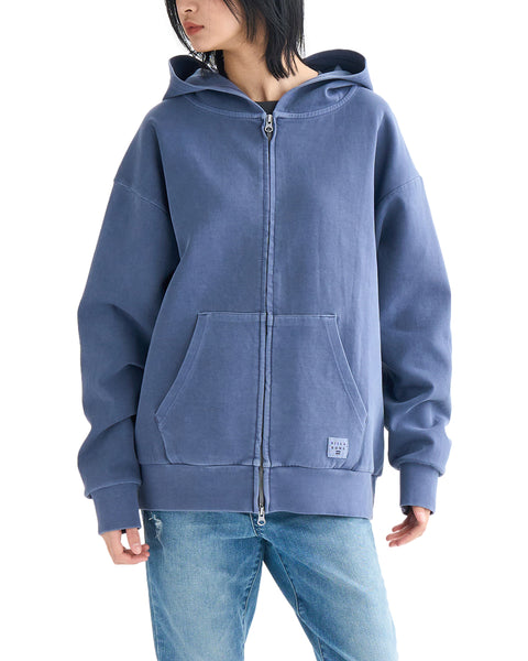 BASIC WZIP HOODIE （2color）