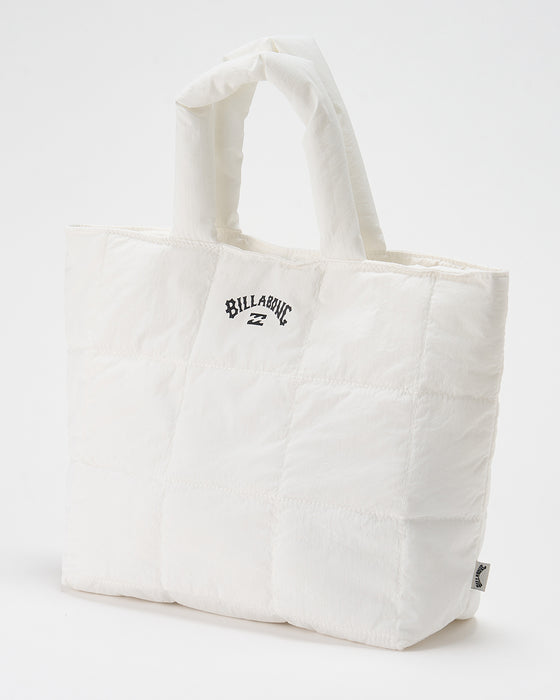 BILLABONG レディース QUILTING MINI TOTE BAG トートバッグ 【2025年春夏モデル】 WHT / F