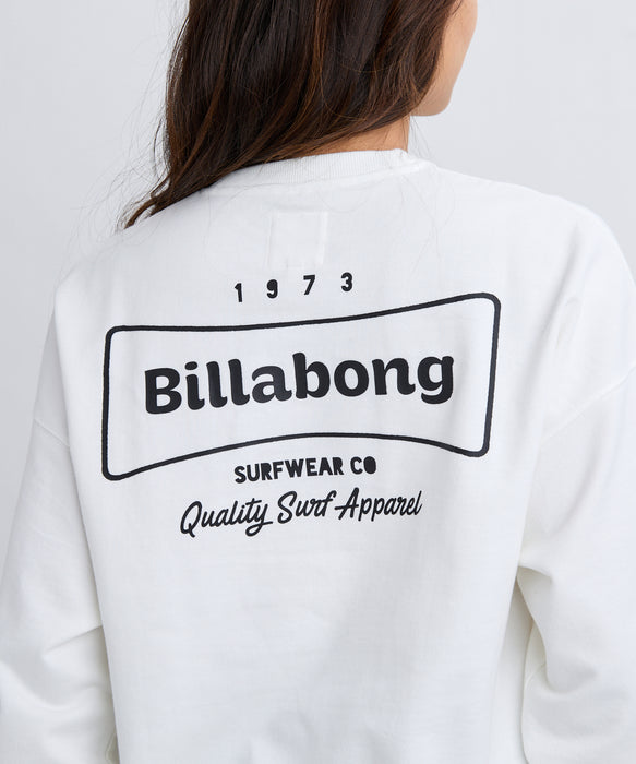 BILLABONG レディース FEELING ALIVE BOY FI トレーナー 【2025年秋冬モデル】 SCS / L