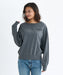 BILLABONG レディース BOAT NECK LOOSE CROP トレーナー 【2025年秋冬モデル】 BKH / L