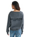 BILLABONG レディース BOAT NECK LOOSE CROP トレーナー 【2025年秋冬モデル】 BKH / L