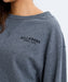 BILLABONG レディース BOAT NECK LOOSE CROP トレーナー 【2025年秋冬モデル】 BKH / L