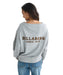 BILLABONG レディース BOAT NECK LOOSE CROP トレーナー 【2025年秋冬モデル】 GRH / L