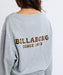 BILLABONG レディース BOAT NECK LOOSE CROP トレーナー 【2025年秋冬モデル】 GRH / L