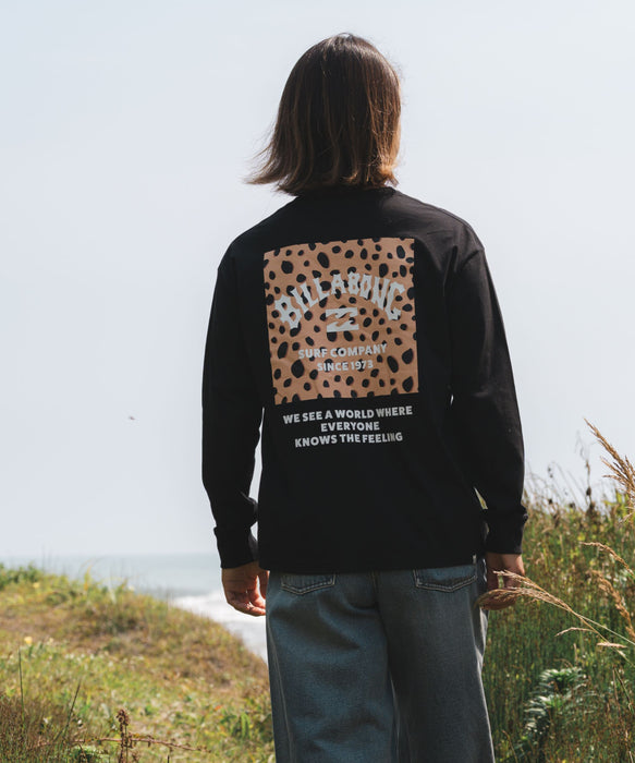 【SALE】BILLABONG レディース SQUARE LOGO BOY FIT トレーナー 【BOY FIT】【2025年秋冬モデル】