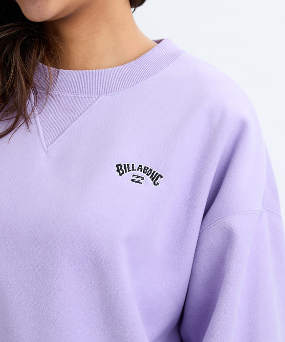 BILLABONG レディース BIG LOOSE CREW トレーナー 【2025年秋冬モデル】 LPU / M