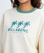BILLABONG レディース TRIPLE PALMS SWEAT C トレーナー 【2025年秋冬モデル】 WCP / L