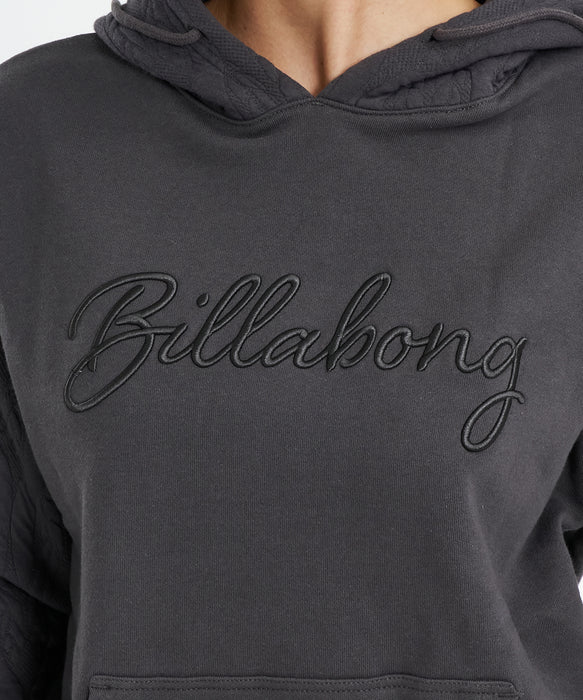 【OUTLET】BILLABONG レディース QUILT MIX LOOSE FIT セットアップ パーカー【LOOSE FIT】 【2025年秋冬モデル】