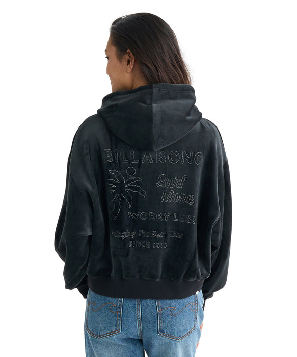 BILLABONG レディース LAZY DAZE LOOSE CROP パーカー【LOOSE CROPPED