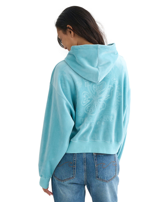 BILLABONG レディース LAZY DAZE LOOSE CROP パーカー【LOOSE CROPPED