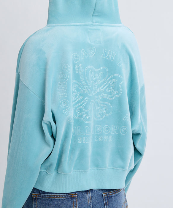 BILLABONG レディース LAZY DAZE LOOSE CROP パーカー【LOOSE CROPPED