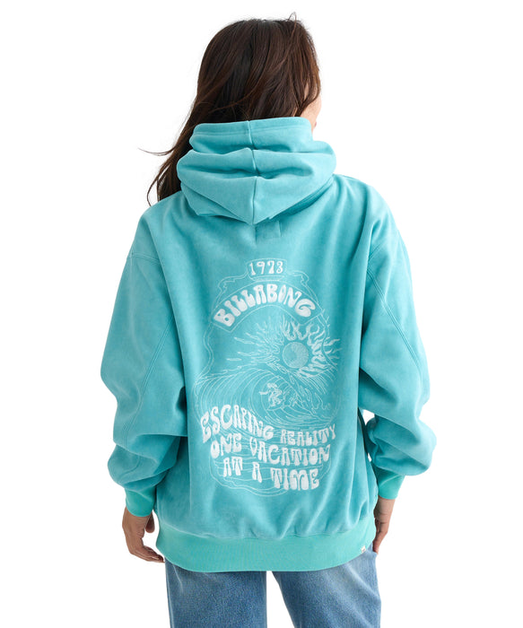 BILLABONG レディース FEELIN FREE BIG LOOS パーカー 【2025年秋冬モデル】 BRB / M