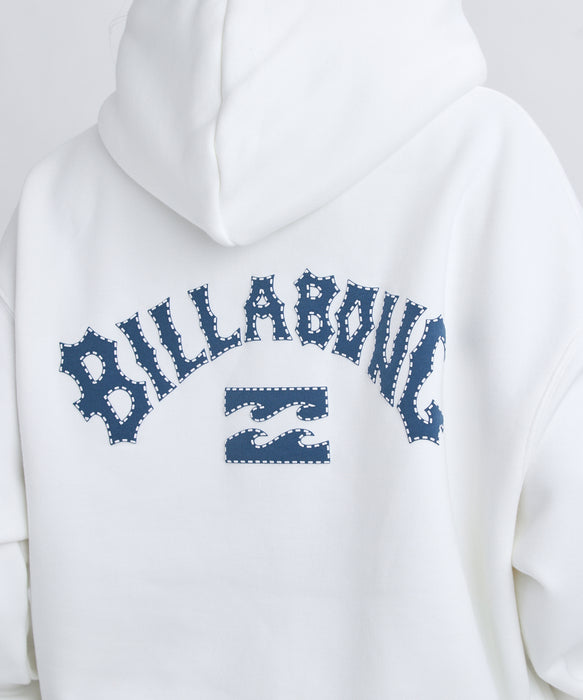 BILLABONG レディース ARCH LOGO BIG LOOSE  パーカー 【2025年秋冬モデル】 SCS / M
