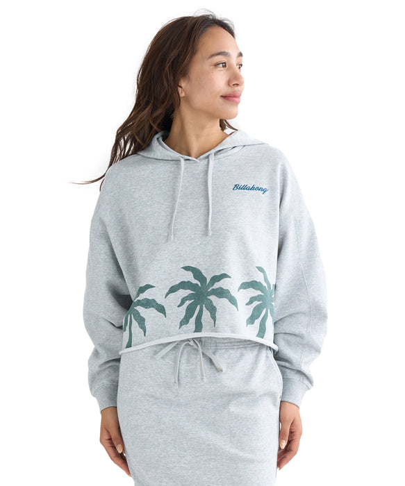 BILLABONG レディース TRIPLE PALMS SWEAT P パーカー 【2025年秋冬モデル】 HGR / L