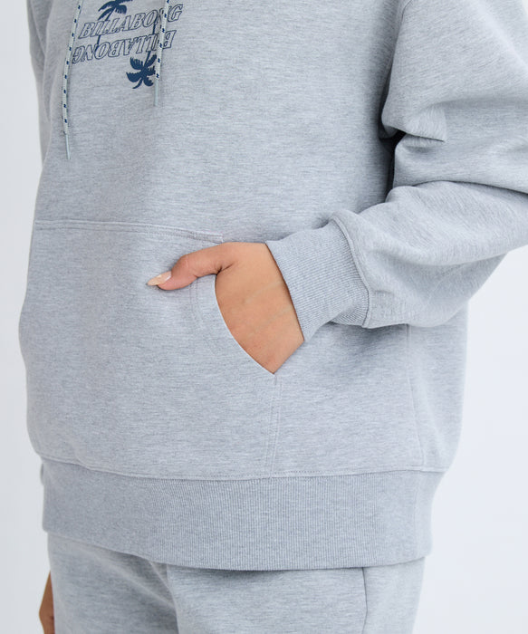 BILLABONG レディース BEST WISHES SWEAT PA パーカー 【2025年秋冬モデル】 GRH / L