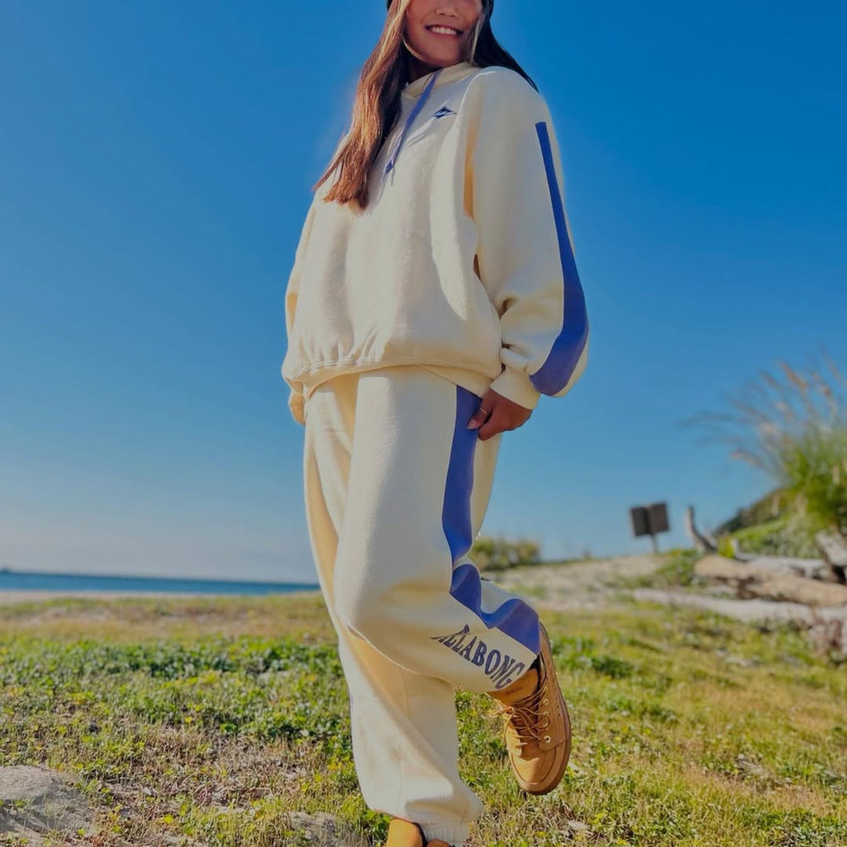 OUTLET】BILLABONG レディース 【SINCE73】SWEAT LONG P セットアップ