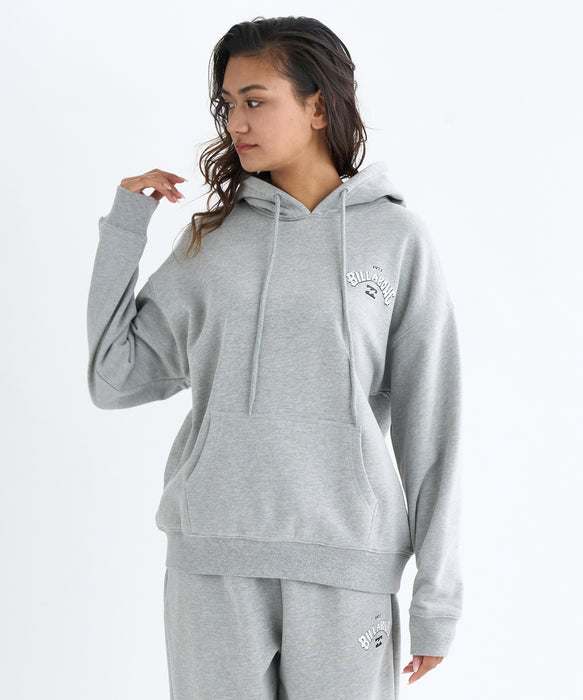 BILLABONG レディース MESSAGE ARCH LOOSE P パーカー 【LOOSE
