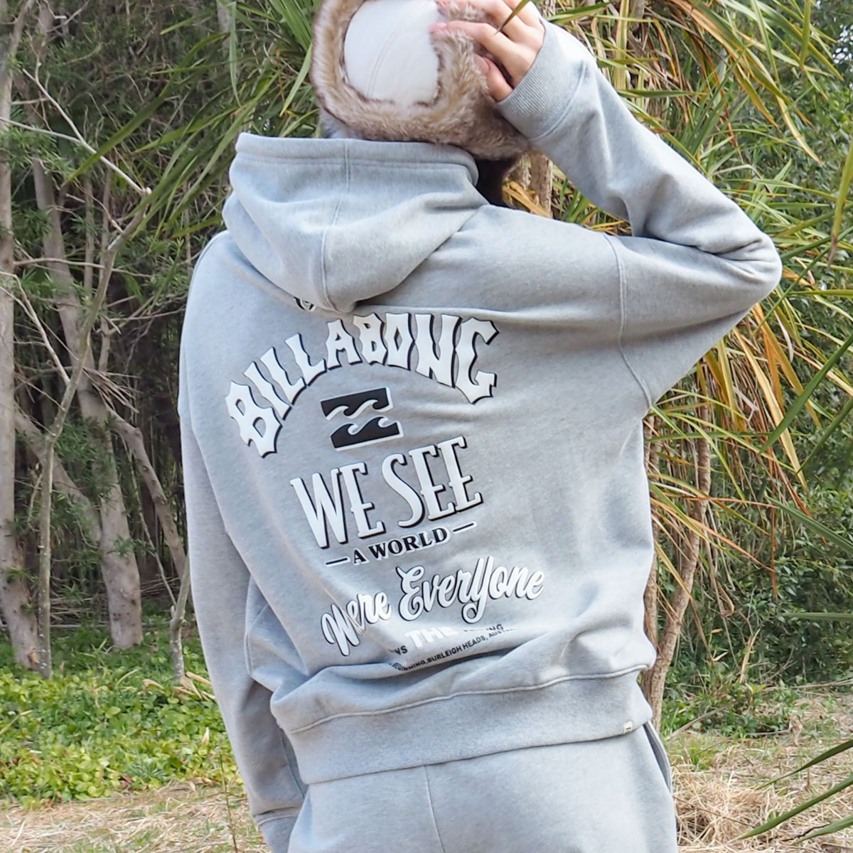 SALE】BILLABONG レディース MESSAGE ARCH LOOSE P パーカー 【LOOSE