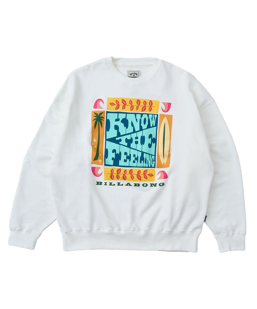Bonpoint♡TONINOトレーナー♡10A OUTLET】BILLABONG レディース 【LUISE ONO】KNOW THE FEELING SWE