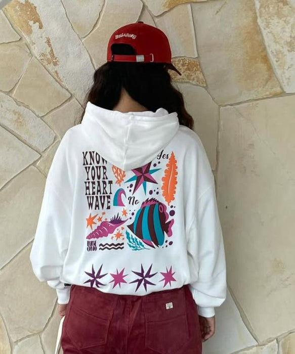 【OUTLET】BILLABONG レディース 【LUISE ONO】SEA SWEAT HOODIE パーカー 【LOOSE FIT】【2025年秋冬モデル】