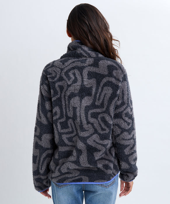 BILLABONG レディース 24B411506-SWITCHBACK スウェットジャケット 【2025年秋冬モデル】 BSD / M