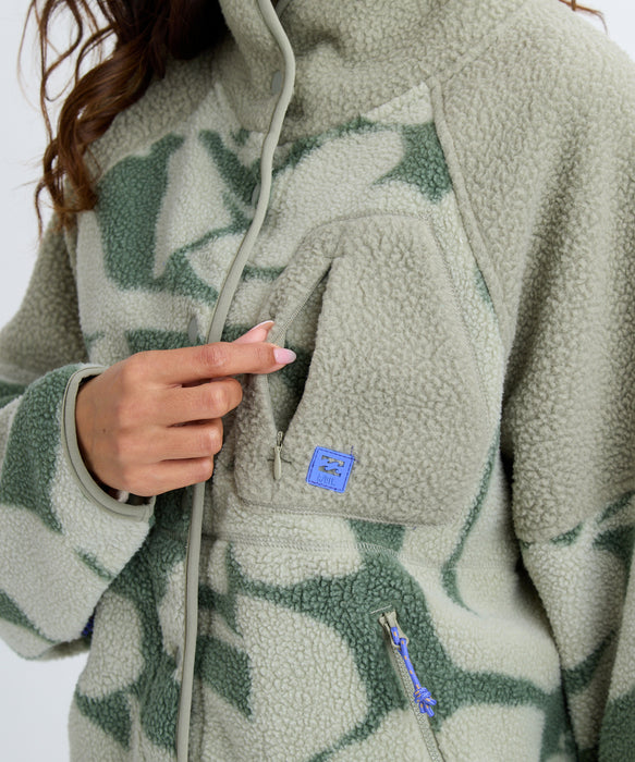 BILLABONG レディース 24B313503-POPOYO SNA スウェットジャケット 【2025年秋冬モデル】 GHJ0 / M