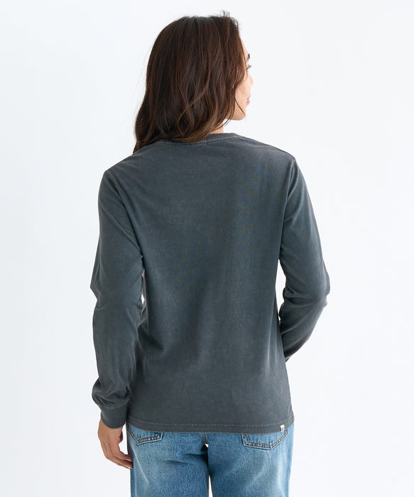 【OUTLET】BILLABONG レディース ONEPOINT EMB LS TEE ロンＴ【REGULAR FIT】【2025年秋冬モデル】