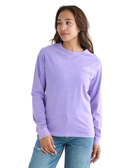 【OUTLET】BILLABONG レディース ONEPOINT EMB LS TEE ロンＴ【REGULAR FIT】【2025年秋冬モデル】