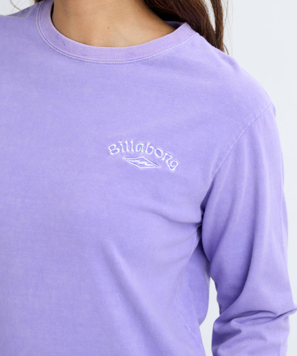 【OUTLET】BILLABONG レディース ONEPOINT EMB LS TEE ロンＴ【REGULAR FIT】【2025年秋冬モデル】