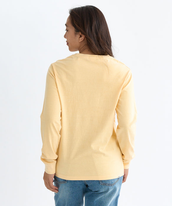 【OUTLET】BILLABONG レディース ONEPOINT EMB LS TEE ロンＴ【REGULAR FIT】【2025年秋冬モデル】